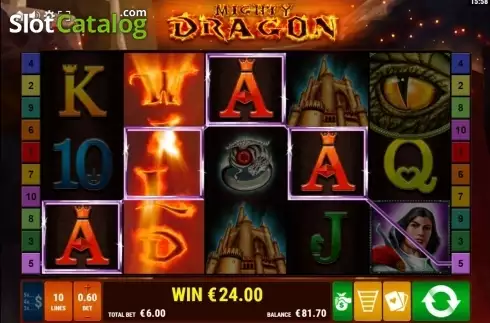 Οθόνη4. Mighty Dragon (Bally Wulff) Κουλοχέρης