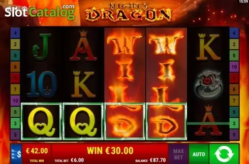Οθόνη7. Mighty Dragon (Bally Wulff) Κουλοχέρης