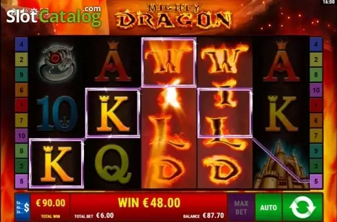 Οθόνη8. Mighty Dragon (Bally Wulff) Κουλοχέρης