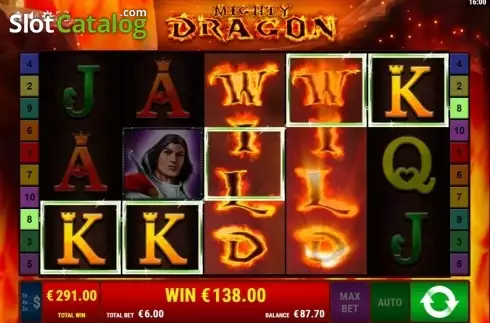 Οθόνη9. Mighty Dragon (Bally Wulff) Κουλοχέρης