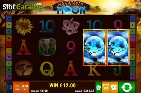 Οθόνη4. Savanna Moon Κουλοχέρης