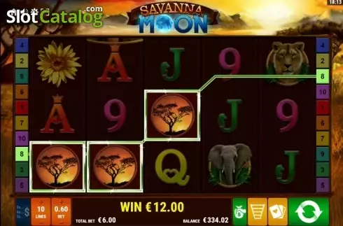 Οθόνη5. Savanna Moon Κουλοχέρης
