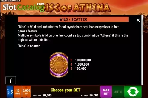 Πίνακας πληρωμών 1. Disc of Athena Κουλοχέρης