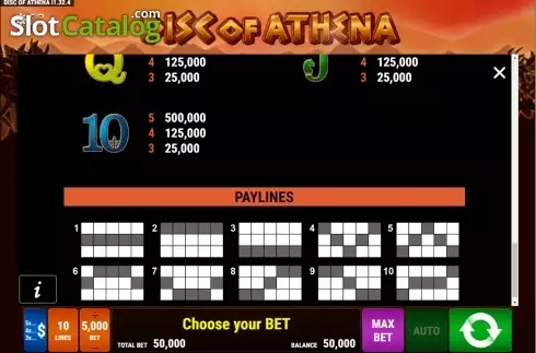 Πίνακας πληρωμών 4. Disc of Athena Κουλοχέρης