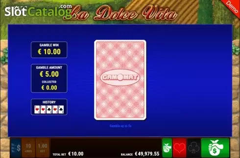 Οθόνη Gamble. La Dolce Vita Κουλοχέρης