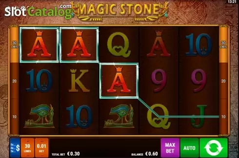 Win screen. Magic Stone (Bally Wulff) Κουλοχέρης