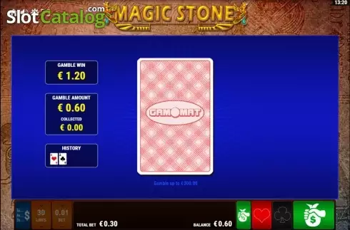 Οθόνη Gamble. Magic Stone (Bally Wulff) Κουλοχέρης