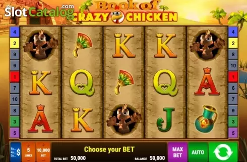 Οθόνη2. Book Of Crazy Chicken Κουλοχέρης