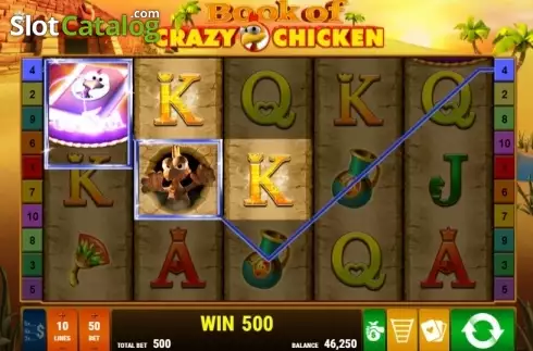 Οθόνη4. Book Of Crazy Chicken Κουλοχέρης