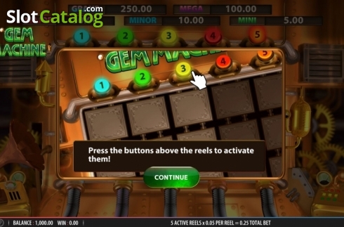 Οθόνη2. Gem Machine Κουλοχέρης