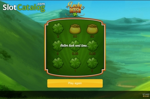 Οθόνη5. Lucky Irish Scratch Κουλοχέρης