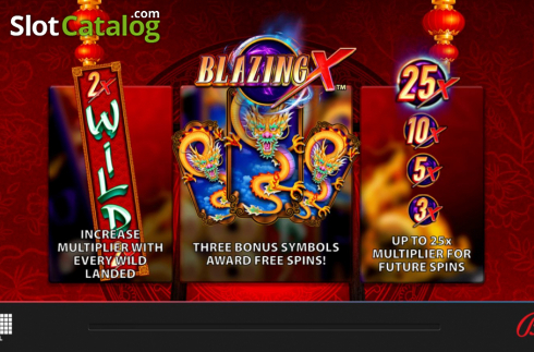 Οθόνη2. Blazing X Κουλοχέρης