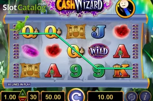 Win screen. Cash Wizard Κουλοχέρης