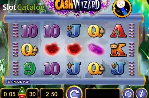 Οθόνη καρούλι. Cash Wizard Κουλοχέρης