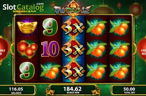 3x οθόνη Wild Win. Fu Dao Le Κουλοχέρης