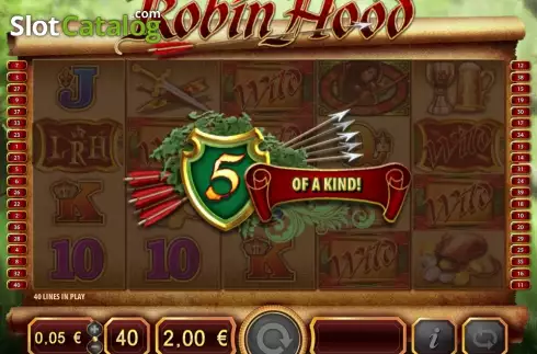 Μπόνους οθόνη. Lady Robin Hood Κουλοχέρης