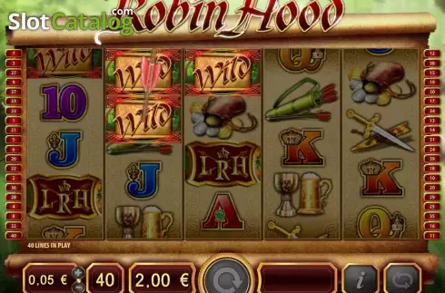 Τυχαία άγρια οθόνη. Lady Robin Hood Κουλοχέρης