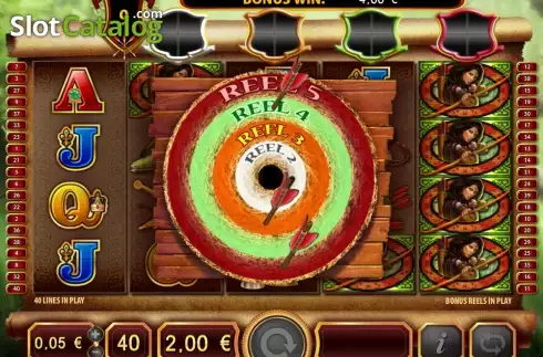 Στόχος Win screen. Lady Robin Hood Κουλοχέρης