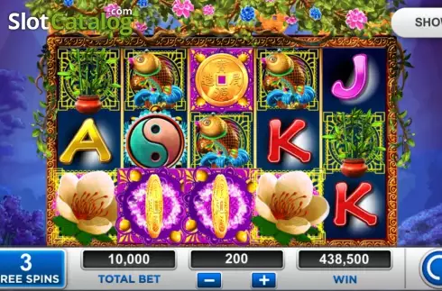 Win screen. Lucky Tree Κουλοχέρης