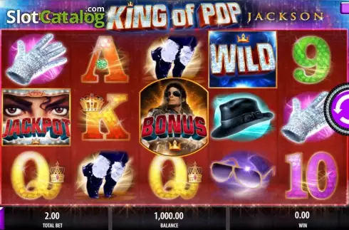 Οθόνη 1. Michael Jackson King of Pop Κουλοχέρης