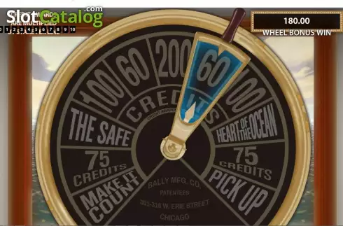 Οθόνη τροχού μπόνους. TITANIC (Bally) Κουλοχέρης 