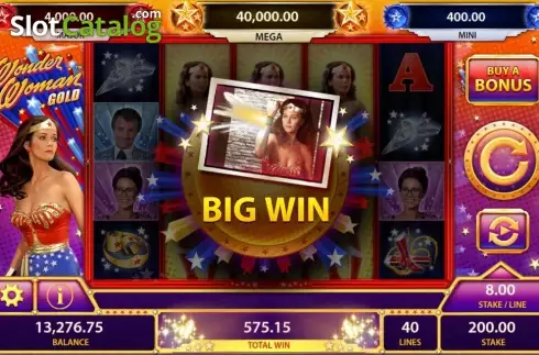Οθόνη3. Wonder Woman Gold Κουλοχέρης 