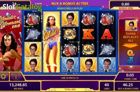 Οθόνη4. Wonder Woman Gold Κουλοχέρης 
