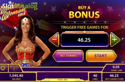 Οθόνη5. Wonder Woman Gold Κουλοχέρης 