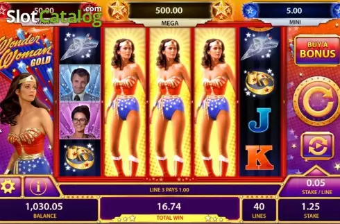 Οθόνη6. Wonder Woman Gold Κουλοχέρης 