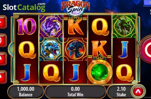 Οθόνη καρούλι. Dragon Spin Κουλοχέρης