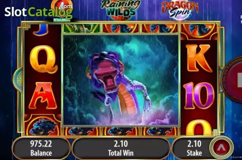 Στην οθόνη Intro Game. Dragon Spin Κουλοχέρης