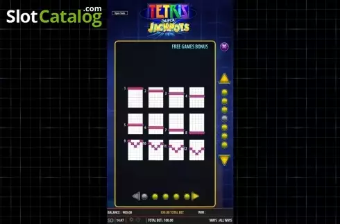 Οθόνη6. Tetris Super Jackpots Κουλοχέρης