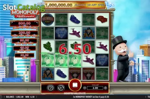 Οθόνη4. Monopoly Millionaire Κουλοχέρης
