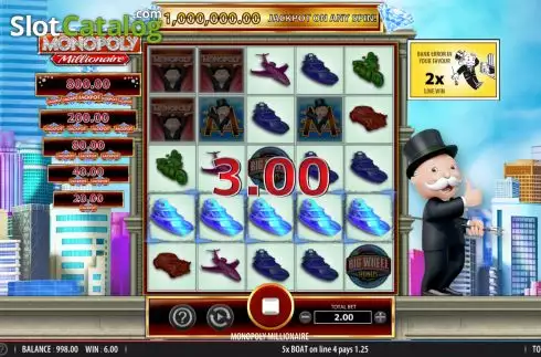Οθόνη3. Monopoly Millionaire Κουλοχέρης