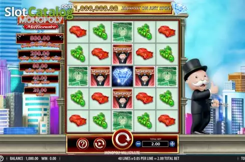Οθόνη2. Monopoly Millionaire Κουλοχέρης