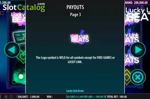 Οθόνη4. Lucky Link Beats Κουλοχέρης