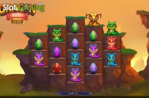 Οθόνη2. Dragon Rush Κουλοχέρης