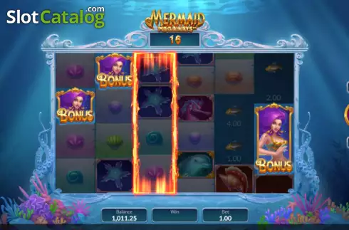 Οθόνη5. Mermaid Megaways Κουλοχέρης