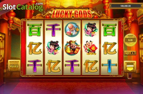 Οθόνη2. Lucky Gods Κουλοχέρης