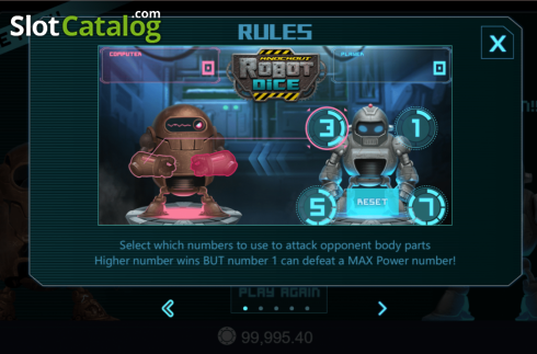 Οθόνη7. Robotic Dice Κουλοχέρης