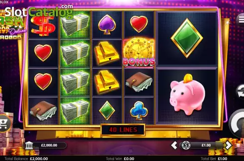 Οθόνη2. Super Cash Drop Deluxe Gigablox Κουλοχέρης