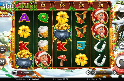 Οθόνη2. Santa’s Power Potz Κουλοχέρης