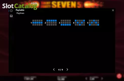 Οθόνη7. Shiny Fruity Seven 5 Lines Κουλοχέρης