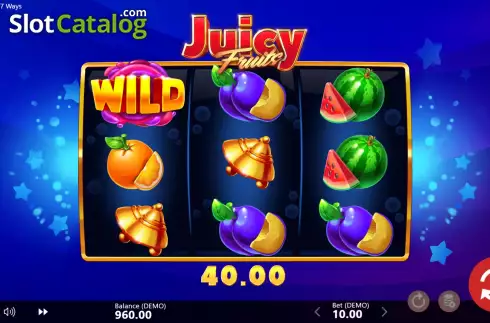 Οθόνη4. Juicy Fruits 27 Ways Κουλοχέρης