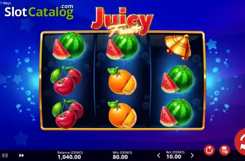 Οθόνη5. Juicy Fruits 27 Ways Κουλοχέρης