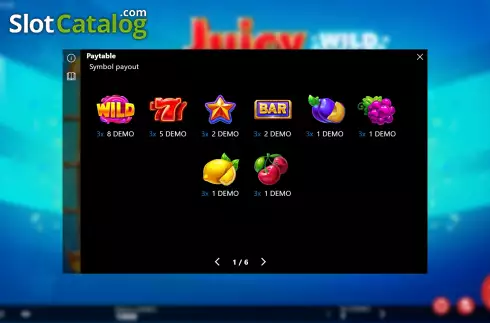 Οθόνη7. Juicy Fruits Wild Cold Κουλοχέρης