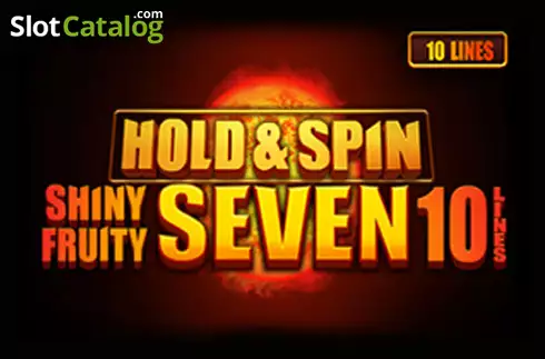 Shiny Fruity Seven 10 Lines Hold and Spin Λογότυπο Shiny Fruity Seven 10 Lines Hold and Spin Λογότυπο
