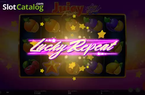 Οθόνη6. Juicy Fruits Lucky Repeat Κουλοχέρης