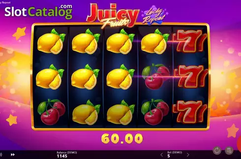 Οθόνη5. Juicy Fruits Lucky Repeat Κουλοχέρης