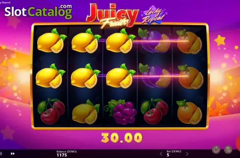 Οθόνη7. Juicy Fruits Lucky Repeat Κουλοχέρης